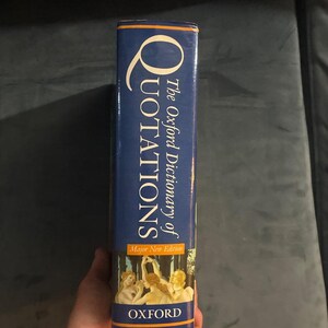 Diccionario Oxford de Citas, 5.ª edición, Elizabeth Knowles (ed.) imagen 4