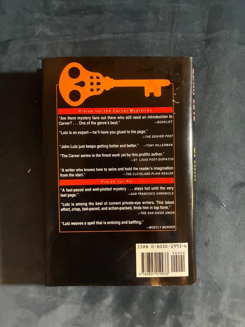 Spark de John Lutz, 1993, Primera edición, Primera impresión, Casi perfecto/Casi perfecto imagen 5