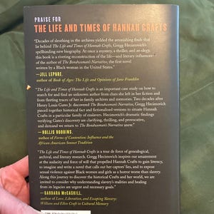 The Life and Times of Hannah Crafts: True Story Bondwoman's Narrative Gregg Hecimovich First Edition image 5