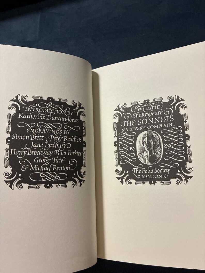 Shakespeare's Sonnets & A Lover's Complaint by Folio Society image 4