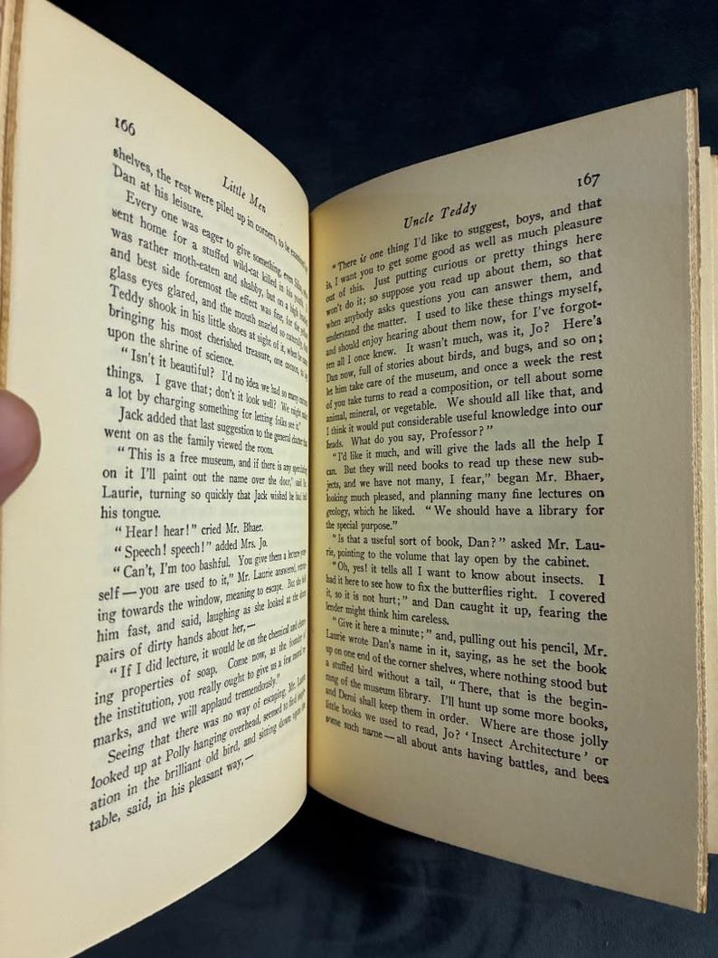 Little Men by Louisa May Alcott Grosset & Dunlap Edition Very Good/Good Hardcover image 6