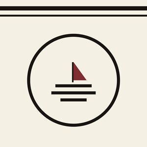Long Island Sound Pennant, Gatsby Literary Print, Coastal Wall Art image 8