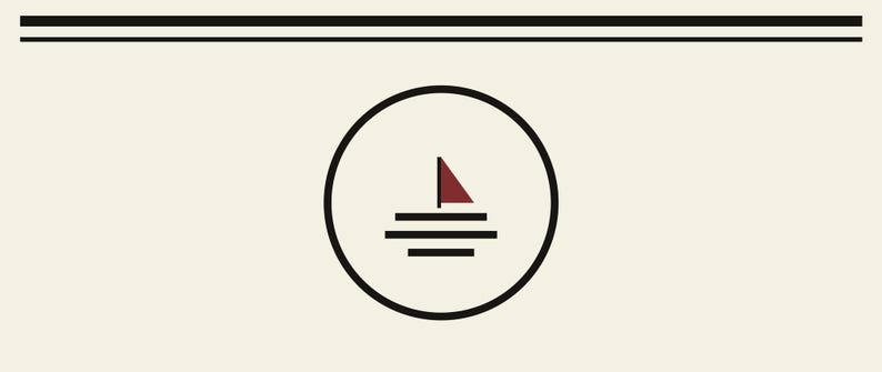 Long Island Sound Pennant, Gatsby Literary Print, Coastal Wall Art image 8