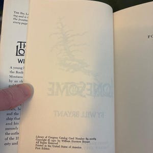 The Big Lonesome by Will Bryant First Edition First Printing Near Fine Hardcover image 2