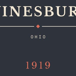 Winesburg Ohio 1919 Literary Pennant – Sherwood Anderson Classic Literature Decor image 10
