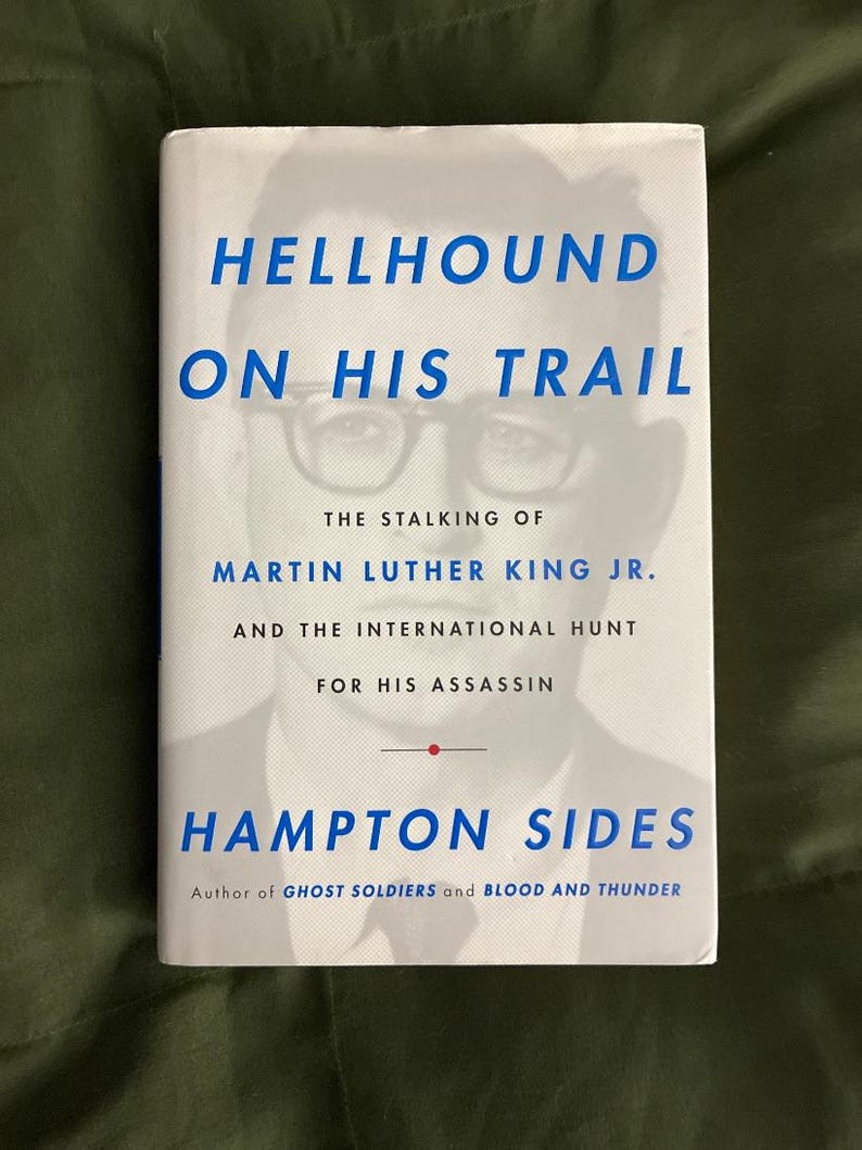 Hellhound on His Trail: Martin Luther King Jr. Assassin Hunt Book (First Edition) image 1