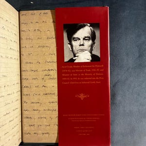 Mrs. Thatcher's Minister: The Private Diaries of Alan Clark 1994 First Edition First Printing Near Fine/Very Good image 2
