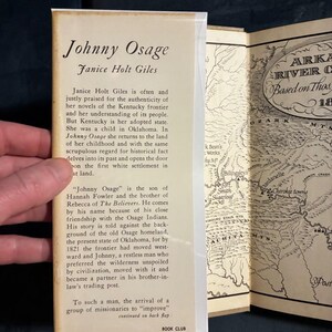 Johnny Osage by Janice Holt Giles Book Club Edition Very Good/Very Good image 2