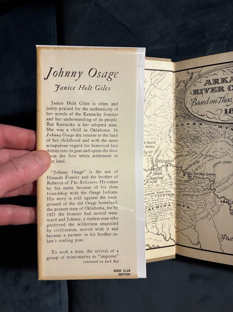 Johnny Osage by Janice Holt Giles Book Club Edition Very Good/Very Good image 2