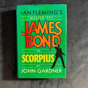 Scorpius by John Gardner 1988 First Edition First Printing Near Fine/VG+ Hardcover image 1