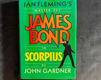 Scorpius by John Gardner 1988 First Edition First Printing Near Fine/VG+ Hardcover