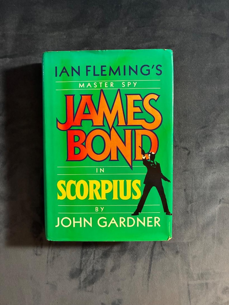 Scorpius by John Gardner 1988 First Edition First Printing Near Fine/VG+ Hardcover image 1