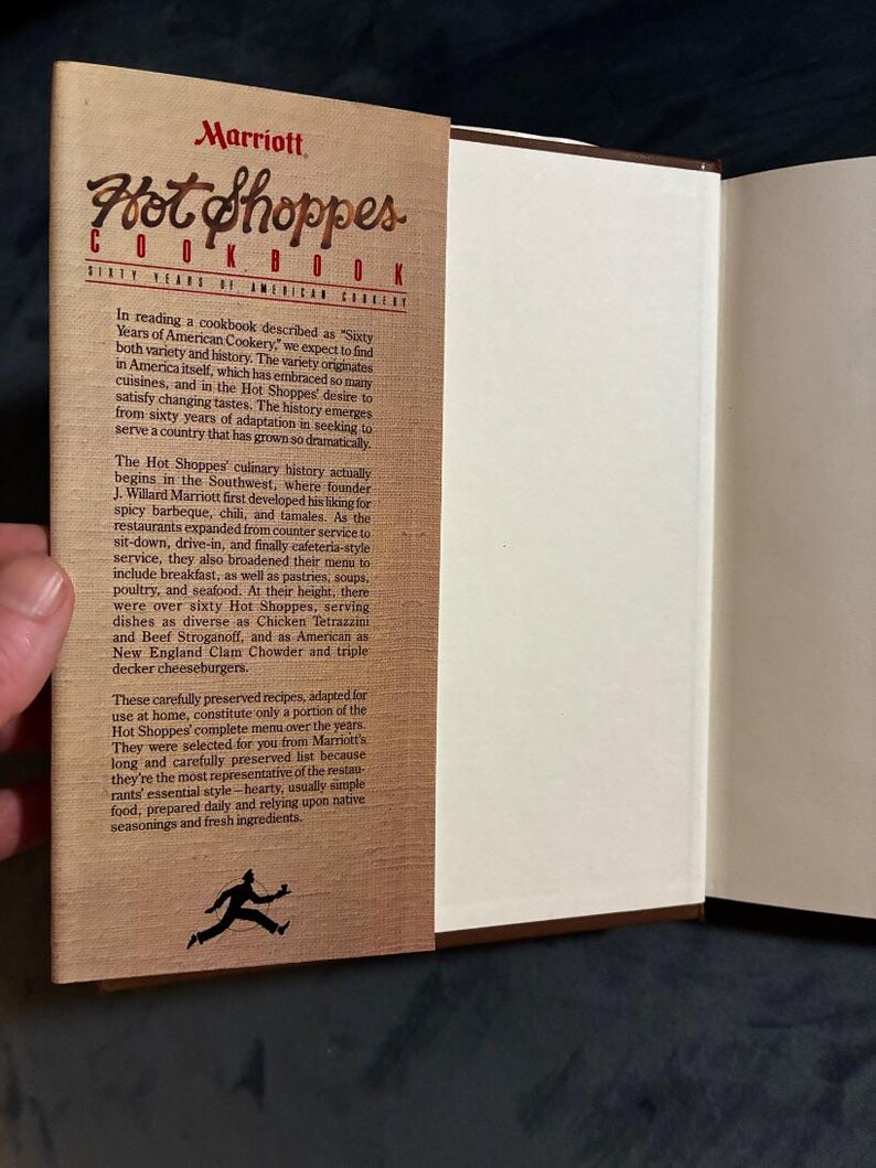 Libro de cocina Marriott Hot Shoppes: Sesenta años de cocina estadounidense (Primera edición de 1987) imagen 4