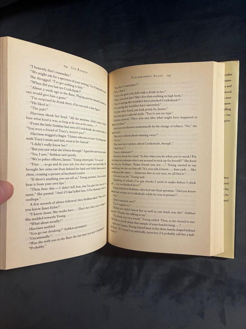 Fleshmarket Alley by Ian Rankin 2005 First Edition First Printing Fine/Near Fine image 7