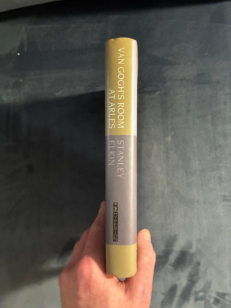 Van Gogh's Room at Arles by Stanley Elkin 1993 First Edition First Printing Near Fine/Near Fine image 5