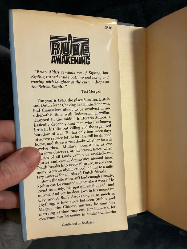 Un duro despertar, de Brian W. Aldiss, 1978. Primera edición, primera impresión. Casi perfecto/Muy buen estado. imagen 2
