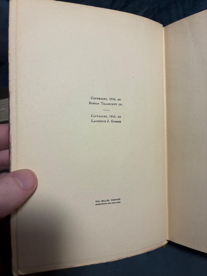 Bloemlezing van tijdschriftgedichten 1916: Braithwaite Poetry Yearbook, tweede editie, hardcover afbeelding 5
