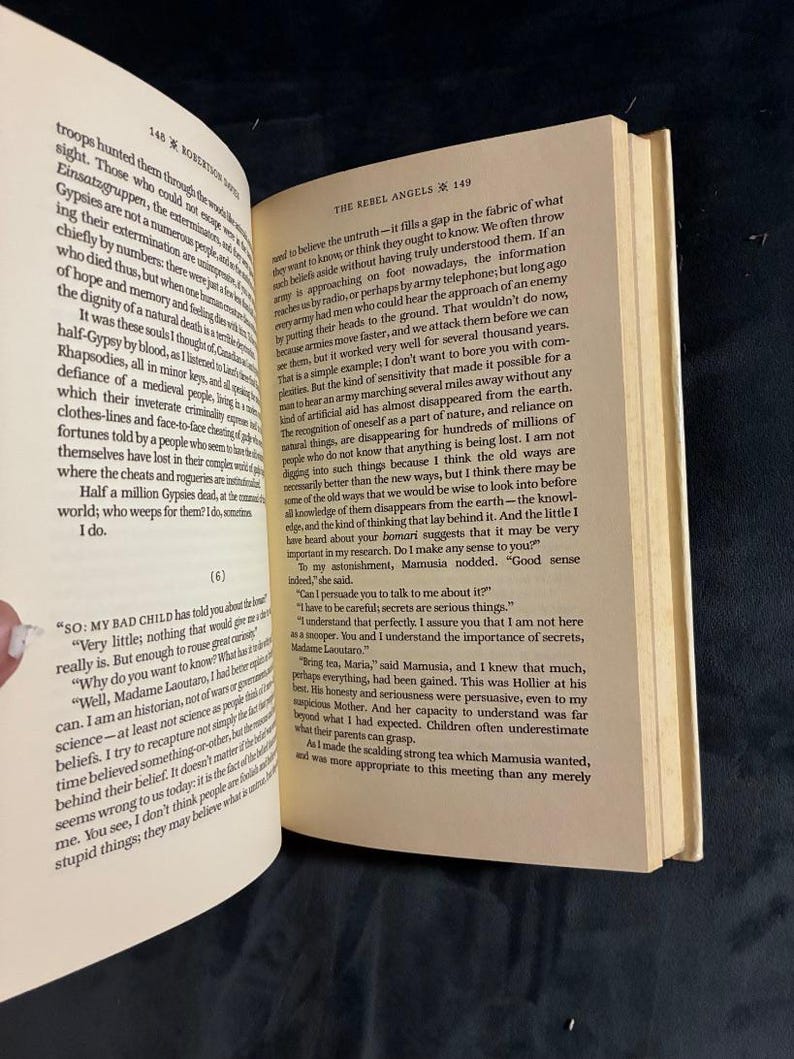 Os Anjos Rebeldes, de Robertson Davies, 1982, Primeira Edição, Segunda Impressão, Quase Perfeito/Bom, Capa Dura imagem 5