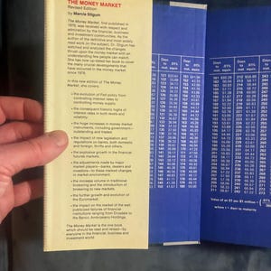 El mercado monetario (Edición revisada) de Marcia Stigum, 1983, edición Dow Jones-Irwin, segunda impresión, casi perfecto/muy bueno. imagen 2