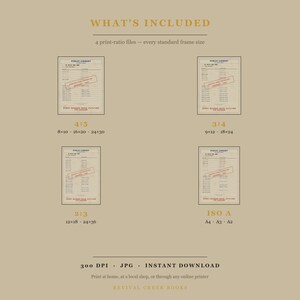 Print van een bibliotheekpas uit Of Mice and Men | Kunst uit een verboden boek (digitale download) afbeelding 8