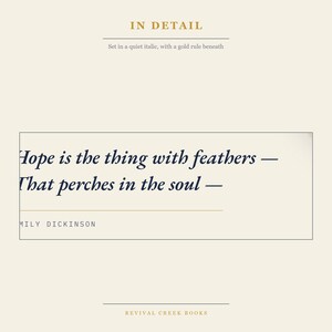Hope Is the Thing With Feathers - Emily Dickinson Poster, Literary Wall Art image 7