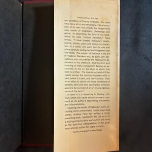Nabokov: His Life in Art by Andrew Field First Edition First Printing Near Fine/Very Good Hardcover image 8