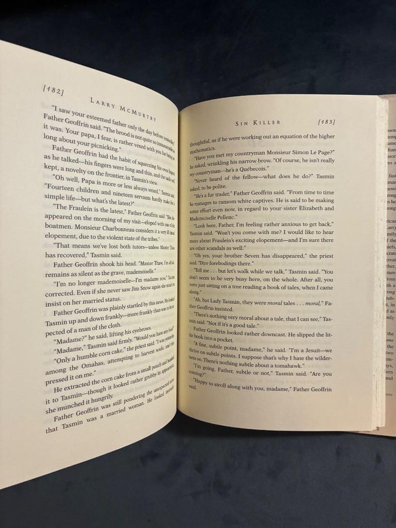 Sin Killer by Larry McMurtry 2002 First Edition First Printing Near Fine/Very Good image 7