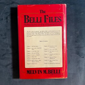 De Belli-dossiers Melvin Belli Eerste editie 1e druk Koning van de onrechtmatige daad + kaarten afbeelding 5