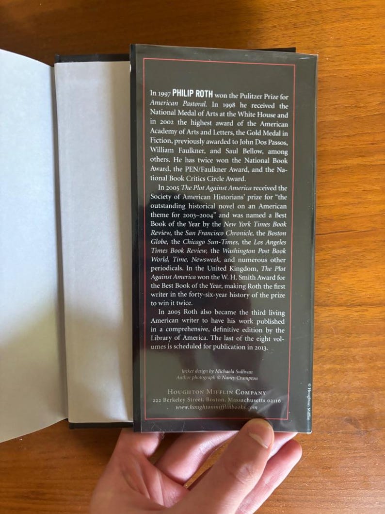 Everyman by Philip Roth First Edition Printing Hardcover (Fine) image 8