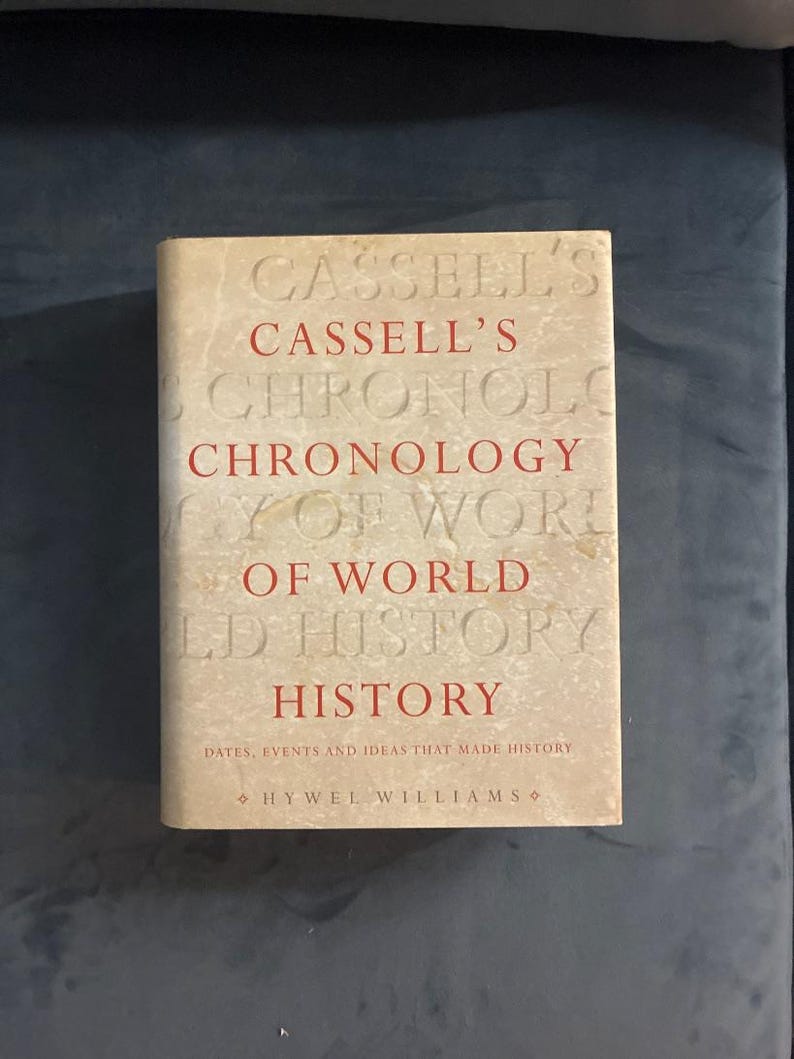 Cassell's Chronology of World History by Hywel Williams (First Edition) image 1