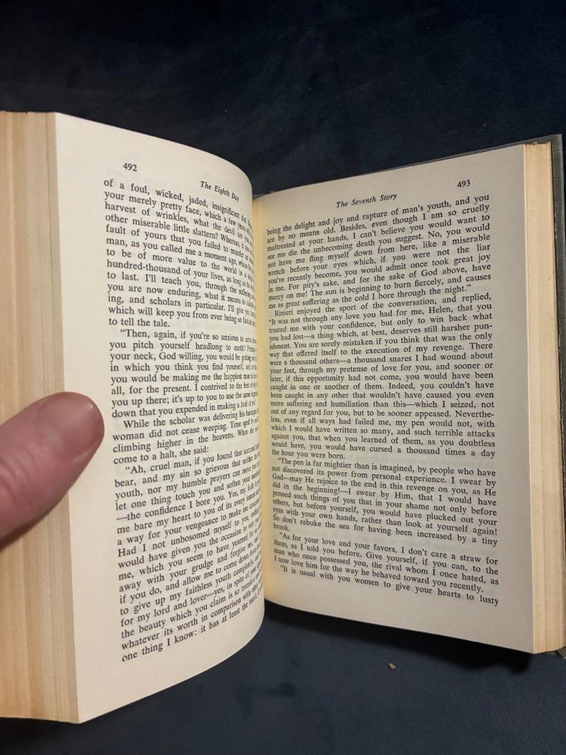 The Decameron by Giovanni Boccaccio 1955 The Modern Library Edition Very Good Hardcover image 8