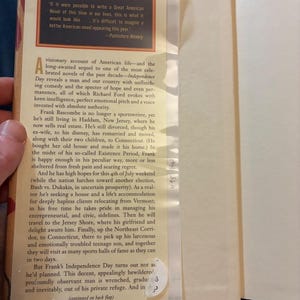 Independence Day by Richard Ford First Edition Second Printing Near Fine/Very Good Hardcover image 4
