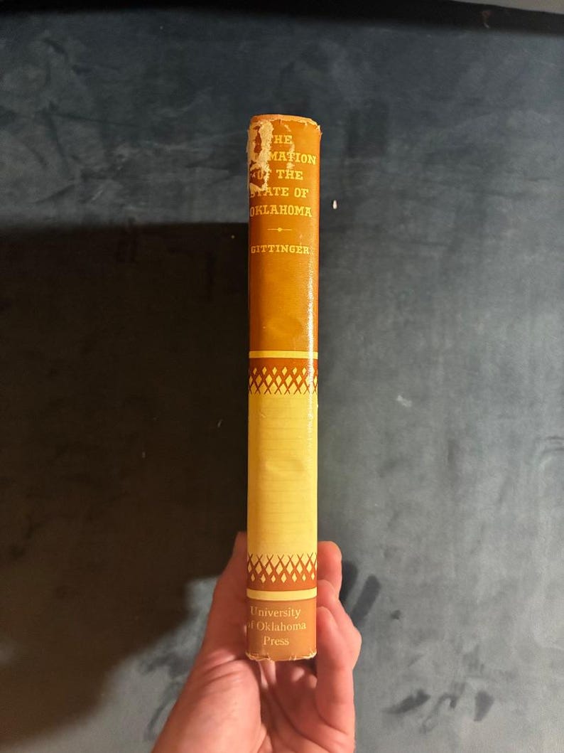 Die Entstehung des Staates Oklahoma, 1803–1906 von Roy Gittinger, Ausgabe der University of Oklahoma Press von 1939, nahezu neuwertig/gut, Hardcover. Bild 7