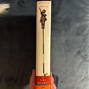 Un equilibrio delicado de Rohinton Mistry, 1996, primera edición, primera impresión, casi perfecto/casi perfecto imagen 7