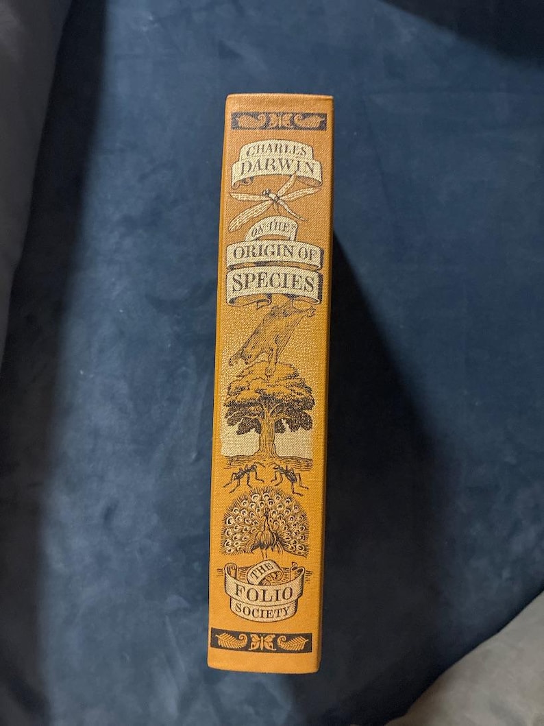 Sobre el origen de las especies, de Charles Darwin. Folio Society, edición de 2006. Tapa dura, en muy buen estado. imagen 4