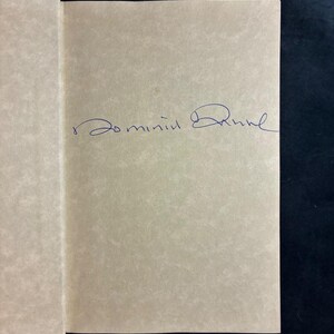 A Season in Purgatory by Dominick Dunne Signed 1993 First Edition Third Printing Near Fine/Near Fine Hardcover image 3