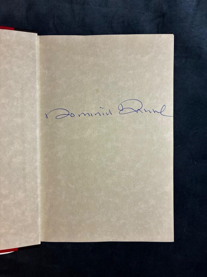 A Season in Purgatory by Dominick Dunne Signed 1993 First Edition Third Printing Near Fine/Near Fine Hardcover image 3