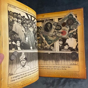 Casey at the Bat: A Ballad of the Republic Sung in the Year 1888 by Ernest Lawrence Thayer; illustrated by Christopher Bing 2001 Scholastic image 5