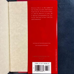 A Season in Purgatory by Dominick Dunne Signed 1993 First Edition Third Printing Near Fine/Near Fine Hardcover image 4
