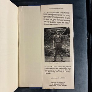 And Brave Men, Too by Timothy S. Lowry 1985 First Edition First Printing Near Fine/Near Fine image 5