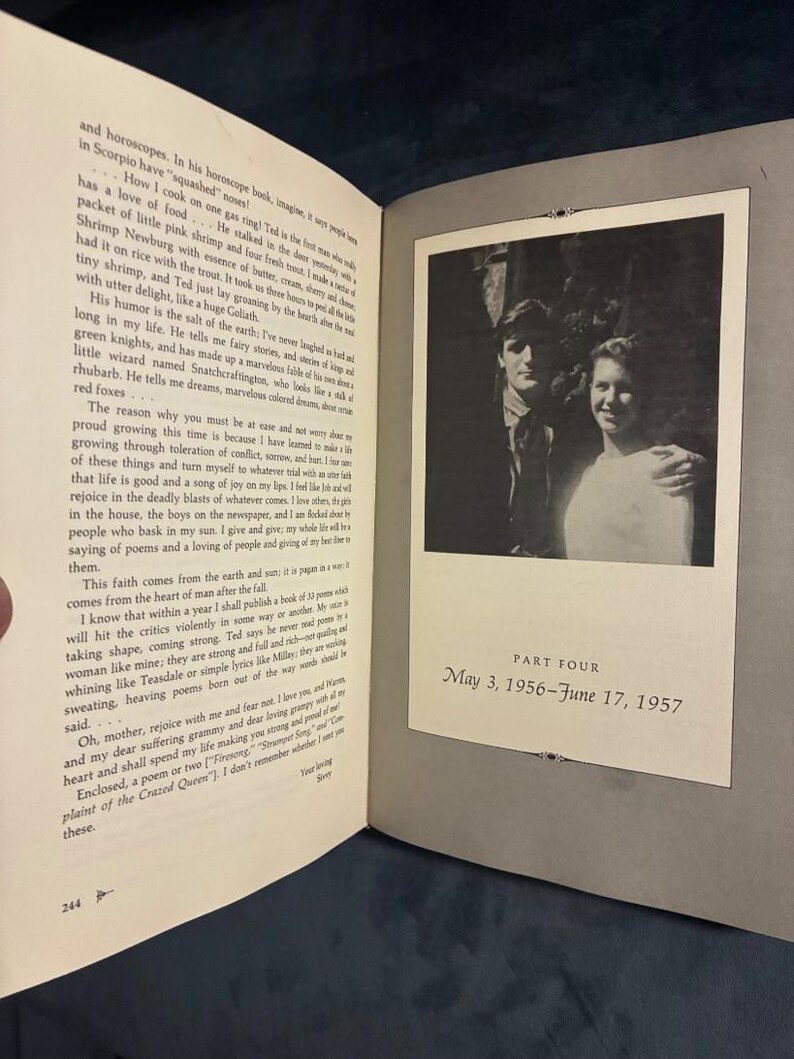 Letters Home av Sylvia Plath (redigerad av Aurelia Schober Plath) 1975 Första upplagan Första trycket Nästan bra/Mycket bra bild 5