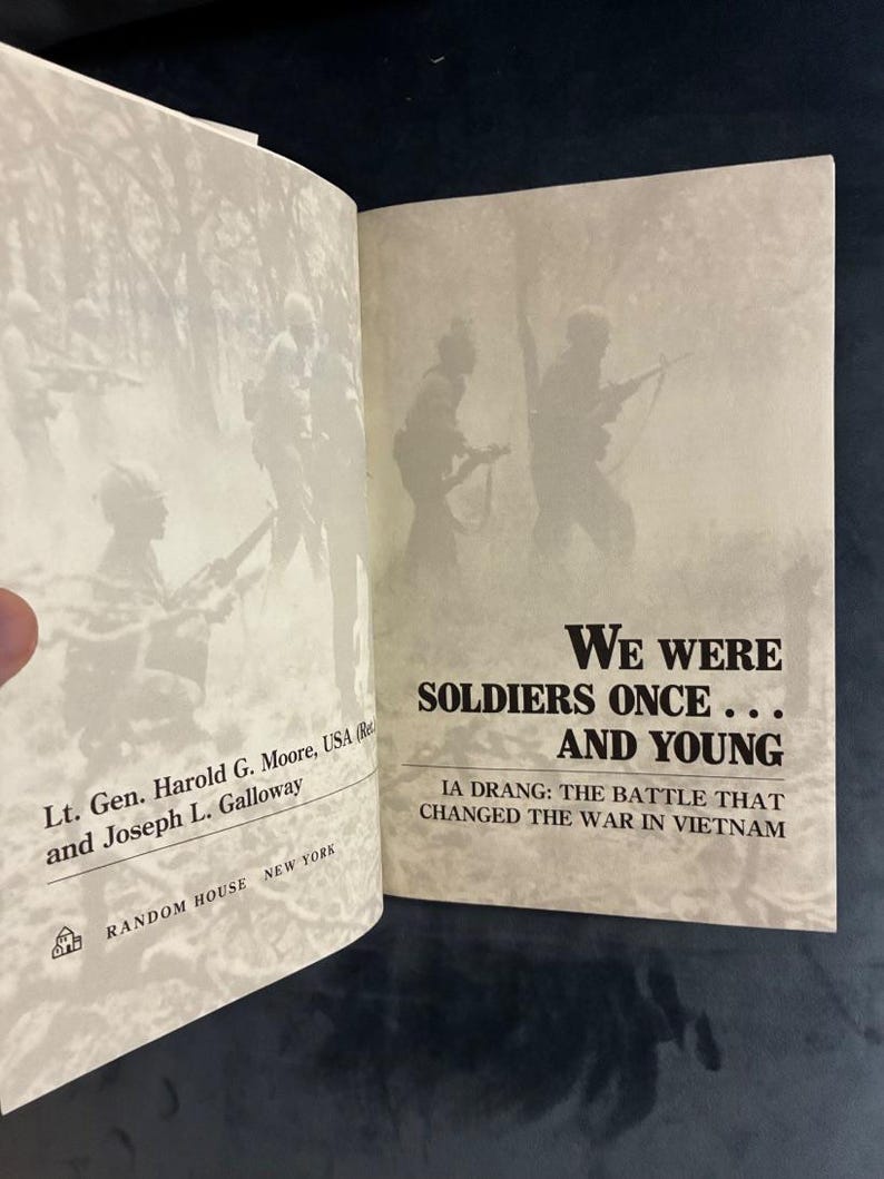 We Were Soldiers Once...and Young by Lt. Gen. Harold G. Moore (Ret.) and Joseph L. Galloway 1992 First Edition First Printing Fine/Near Fine image 4