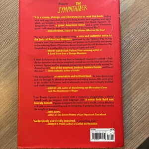 Der Sympathisant von Viet Thanh Nguyen, Erstausgabe, erster Druck, nahezu neuwertig, Hardcover. Bild 5