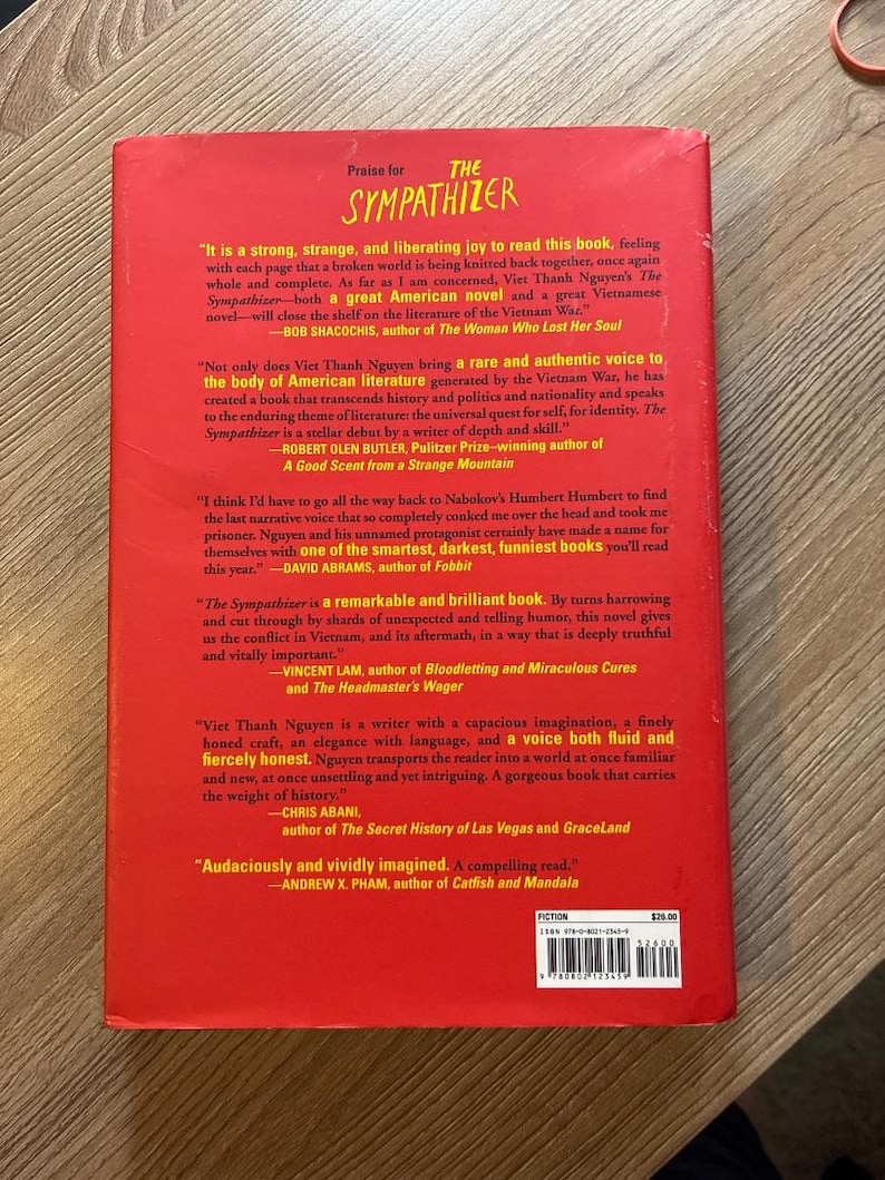 Der Sympathisant von Viet Thanh Nguyen, Erstausgabe, erster Druck, nahezu neuwertig, Hardcover. Bild 5