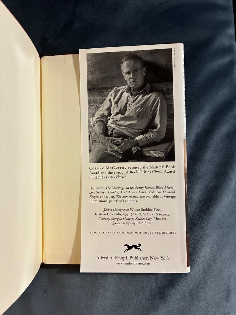 Ciudades de la llanura, de Cormac McCarthy, 1998. Primera edición, primera impresión. Excelente/Casi excelente estado. imagen 5