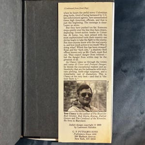 Clear and Present Danger by Tom Clancy 1989 First Edition First Printing Fine/Near Fine image 5