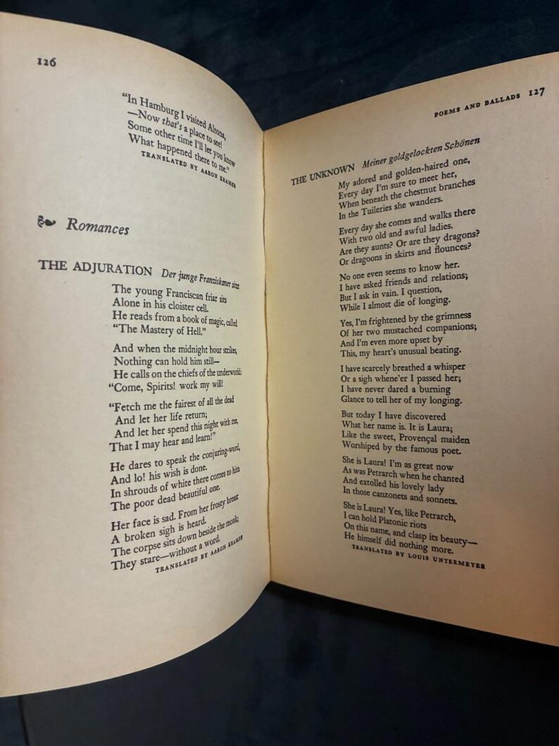Poésie de Heinrich Heine (sélectionnée et éditée par Frederic Ewen) Très bon état, broché image 5