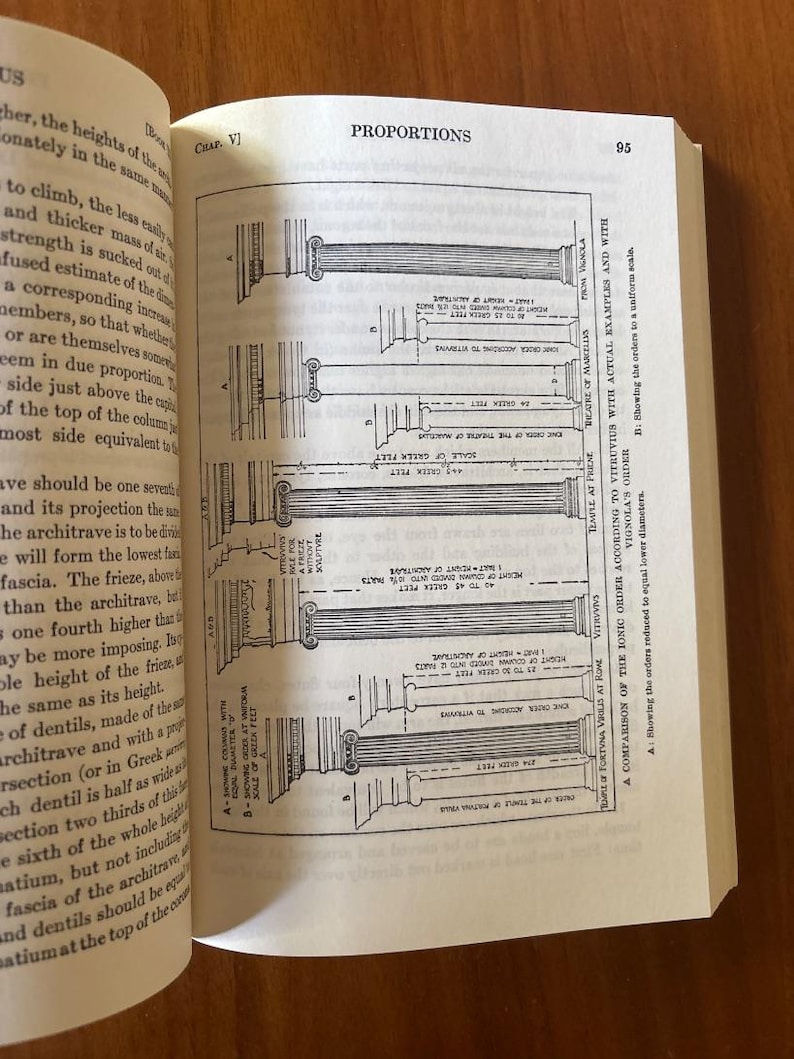 Vitruve : Les Dix Livres de l'Architecture (Traduction de Morgan) - État proche du neuf (broché) image 9