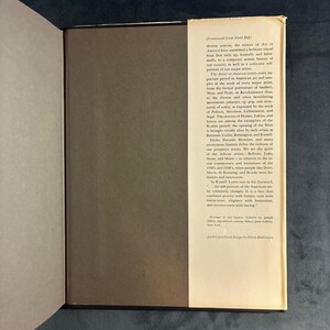 Der Künstler in Amerika, herausgegeben von den Redakteuren von Art in America, 1967, Erstausgabe, erster Druck, Zustand: Gut bis Sehr gut Bild 6
