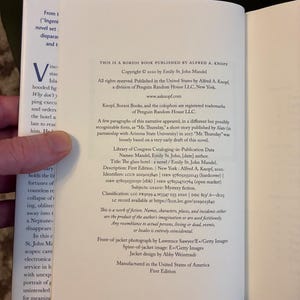 The Glass Hotel First Edition Hardcover Novel by Emily St. John Mandel image 2